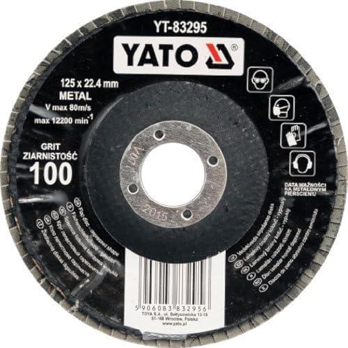 FLAP DISC DEPRESSED 125mm P100 von YATO