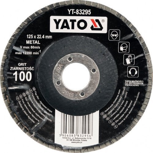 FLAP DISC DEPRESSED 125mm P120 von YATO