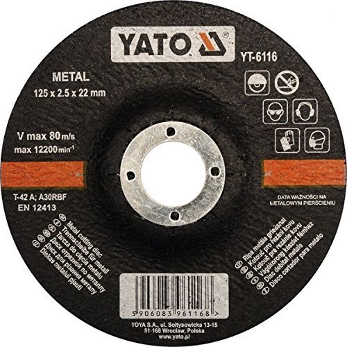 METAL CUTTING DISC 125x2.5x22MM von YATO