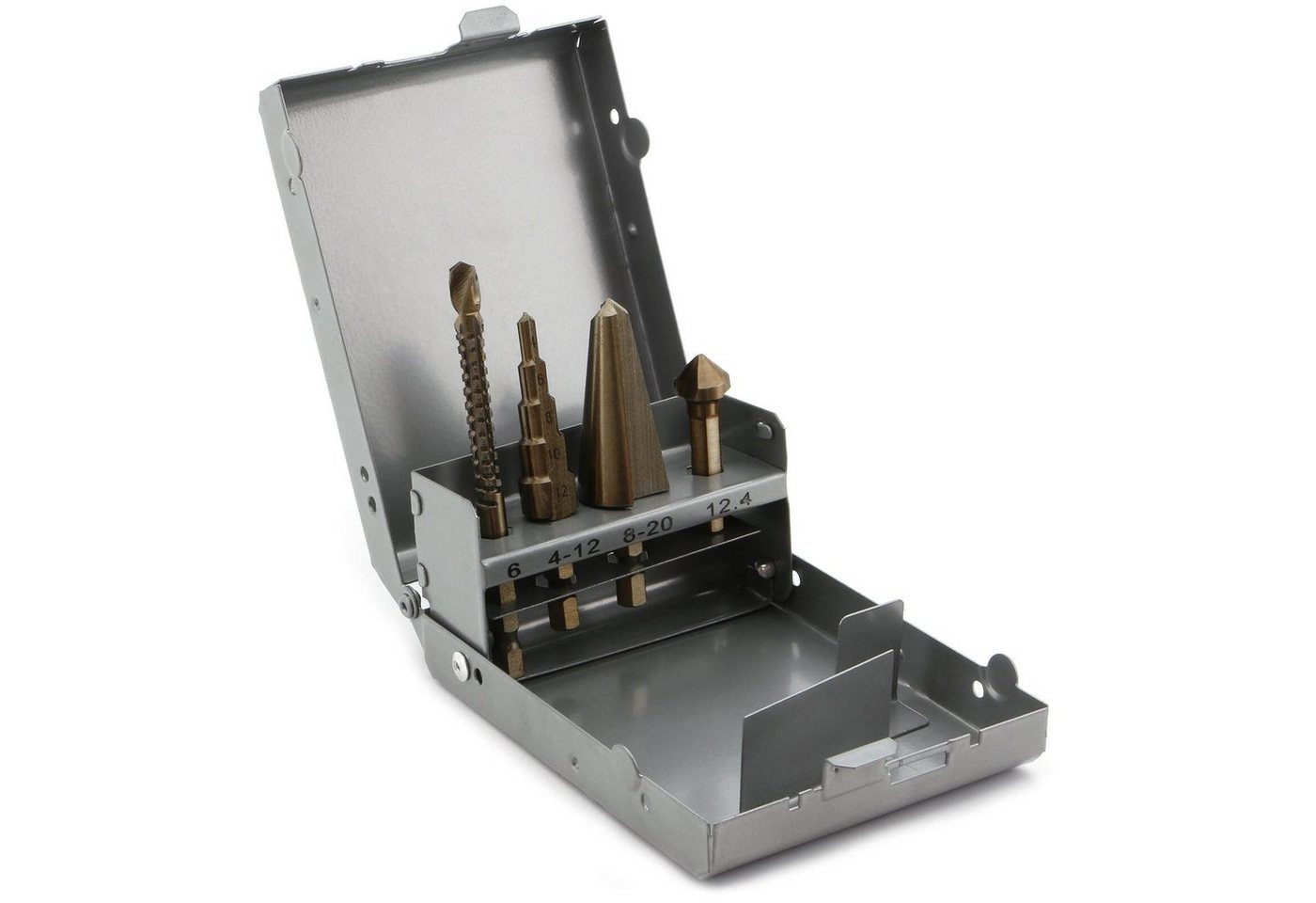 Yato Bohrer- und Bit-Set HSS HEX Bohrer- Set 4-teilig YT-44705, (4-teiliges Bohrerset) von Yato