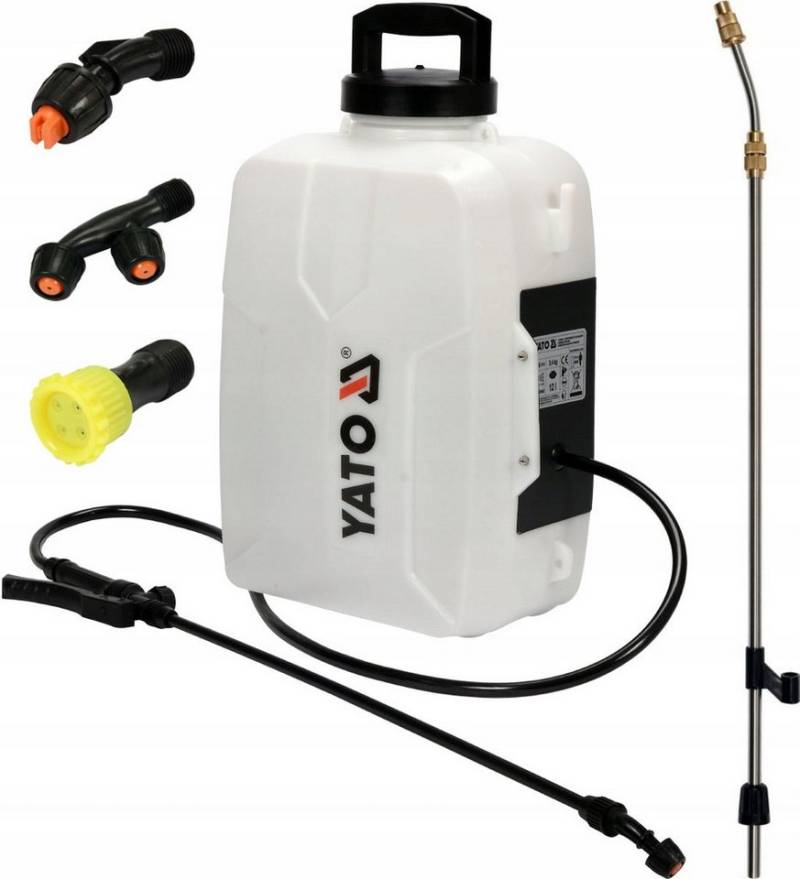 Yato Drucksprühgerät Akku Sprühgerät, Rückenspritze 12L 18V (ohne akku(Akku Sprühgerät, Rückenspritze 12L 18V (ohne akku von Yato