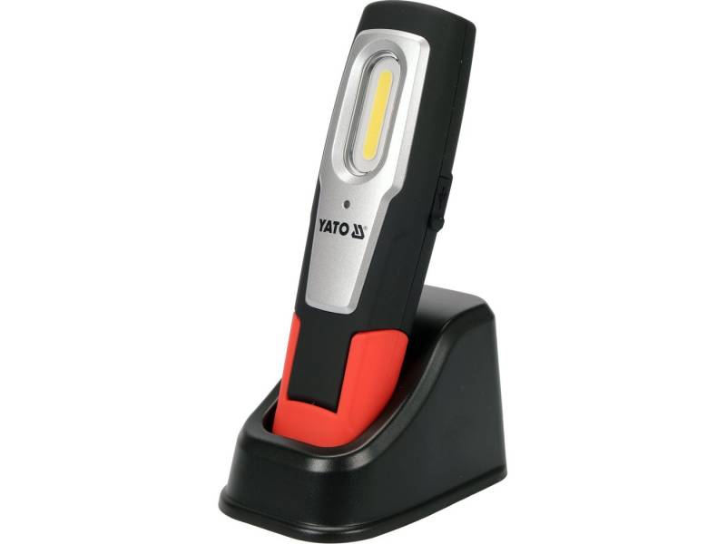 Yato LED Arbeitsleuchte Akku Arbeitsleuchte 6W, 600lm + 250lm COB-LED, neutralweiß von Yato
