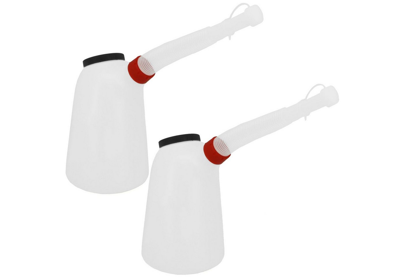 Yato Ölkanne 2x Ölkanne 5 Liter Behälter flexiblen Ausgießer YT-06985, 5 l, (2 tlg) von Yato