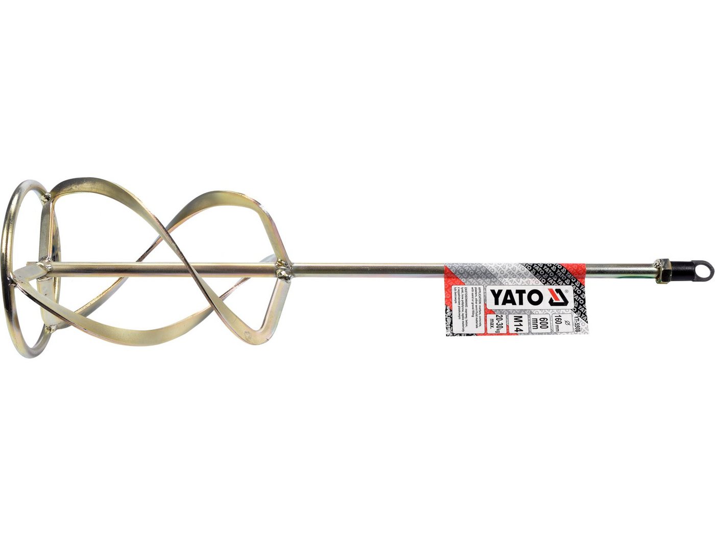 Yato Rührquirl Rührquirl 160x600mm M14, L: 0 cm, (Rührquirl 160x600mm M14) Qualität von Yato