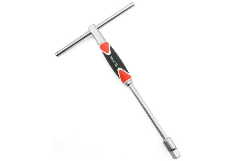 Yato Steckschlüssel Steckschlüssel T-Adapter 1, 2 Zoll mit drehbarem Griff Typ YT-1567 (Robuster T-Adapter mit drehbarem Griff, für den Einsatz mit 1/2 Zoll Stecknüssen) von Yato