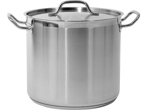Yato yg-00004 – Deep Stockpot W/Lid SS 28 x 25 cm 15,4L von YATO