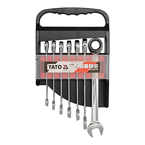 COMBINATION RATCHET WRENCH SET 7PCS von YATO