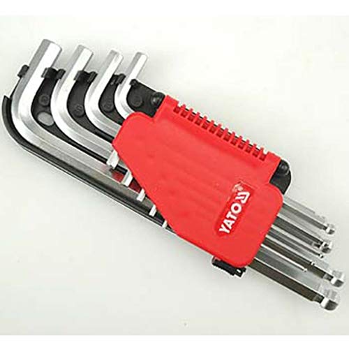 HEX KEY SET W. BALL 9PCS 210MM von YATO