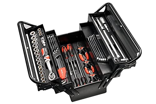 TOOL BOX W. TOOLS 62PCS von YATO