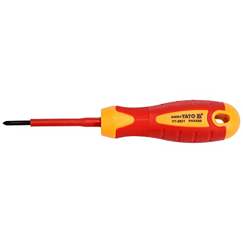 INSULATED SCREWDRIVER 1000V PH0x60MM von YATO