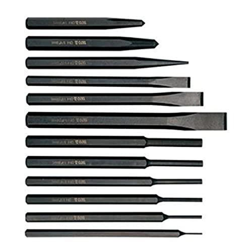 12PCS COLD CHISELS PIN & SOLID PUNCHES von YATO