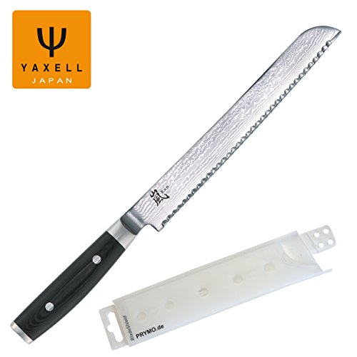 Yaxell RAN 69 Brotmesser 23 cm inkl. PRYMO.de® Klingenschutz von Yaxell / PRYMO.de