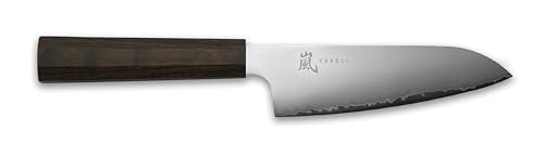 Yaxell HANA Santoku Kochmesser aus Movax-Stahl und Griff aus Pakkaholz in der Farbe Braun, Länge: 12,5 cm, 34812 Yaxell HANA Santoku Kochmesser aus Movax-Stahl und Griff aus Pakkaholz in der Farbe Braun, Länge: 12,5 cm, 34812 von Yaxell