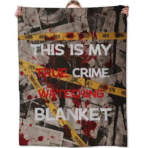 True Crime Decken, Geschenke für Erwachsene und Kinder, Flanell-Überwurfdecke, Geburtstagsgeschenke für Jungen und Mädchen, Wahre Kriminalität, Dekoration für Sofa, Couch, Bett, Wohnzimmer, weich, True Crime Decken, Geschenke für Erwachsene und Kinder, Flanell-Überwurfdecke, Geburtstagsgeschenke für Jungen und Mädchen, Wahre Kriminalität, Dekoration für Sofa, Couch, Bett, Wohnzimmer, weich, von Yaxinduobao