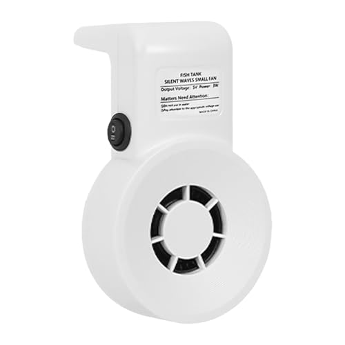 Yaztauho Aquarium Kühler, Aquariums Kühler Ventilator, Einstellbare Aquarium Wasserkühlung Ventilatoren Mit 2 Geschwindigkeitsstufen Für, Korallen & Tropische Meerestiere von Yaztauho