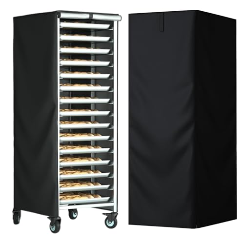 Yaztauho Brötchengestell-Abdeckung | Brotständer Schutzhaube Mit Reißverschluss,wasserdichte Brotregalhaube Für Flur Schrank Balkon Küche Garage Flur von Yaztauho