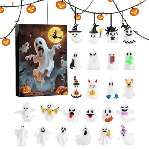 Yaztauho Halloween Countdown Spielzeug, 24 Tage Grusel Figuren Countdown Kalender, Halloween Figur Puppe Deko Für Schreibtisch, Geschenk Für Mann Jugendliche Yaztauho Halloween Countdown Spielzeug, 24 Tage Grusel Figuren Countdown Kalender, Halloween Figur Puppe Deko Für Schreibtisch, Geschenk Für Mann Jugendliche von Yaztauho