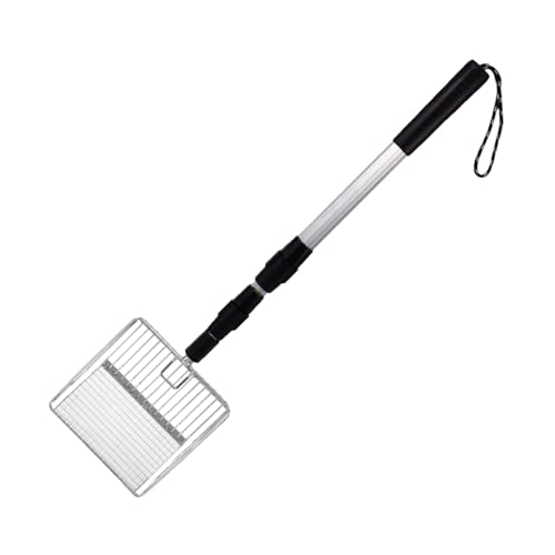 Yaztauho Hühnerstall-Kotschaufel, Hühnerkotschaufel, Hühnerstall Zubehör Chicken Poop Scooper Für Hühnerstalls, Ziegenstall, Silber von Yaztauho