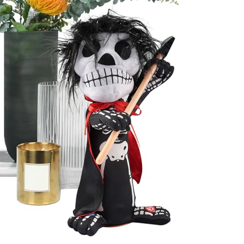 Yaztauho Kleine Skelett-Figur - Bewegliches Skelett Mit Leuchtenden Augen - Soundeffekte Leuchtende Augen Dekoration Für Gruselhaus Innenraum Haus Aktivitäten Schreibtisch Fest Party Yaztauho Kleine Skelett-Figur - Bewegliches Skelett Mit Leuchtenden Augen - Soundeffekte Leuchtende Augen Dekoration Für Gruselhaus Innenraum Haus Aktivitäten Schreibtisch Fest Party von Yaztauho