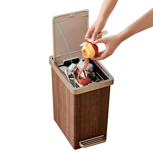 Yaztauho Küchenmülleimer - Schrittmülleimer Mit Soft-Close Fußpedal,Schmaler Abfalleimer Für Wohnheim Wohnzimmer Schlafzimmer Büro Haus Garage Yaztauho Küchenmülleimer - Schrittmülleimer Mit Soft-Close Fußpedal,Schmaler Abfalleimer Für Wohnheim Wohnzimmer Schlafzimmer Büro Haus Garage von Yaztauho