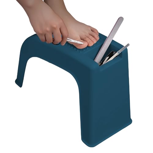 Yaztauho Pediküre Stuhl | Tragbarer Pediküre Hocker - rutschfeste Standhilfe Für Maniküre Pflege Massage Im Salon Wohnzimmer Badezimmer Reise | Ständer Zu Hause Oder Im Salon von Yaztauho