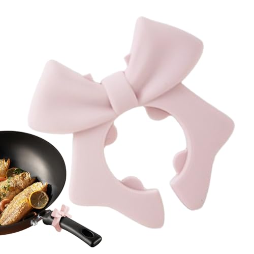 Yaztauho Pfannenwender Halter - Silikon Schüsselform Topfklemme Löffelablage - Rutschfester Platzsparender Pfannenclip Halter Hitzebeständige Küchenhelfer von Yaztauho