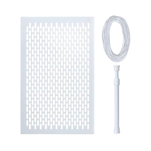 Yaztauho Poolskimmer Schutzabdeckung, Pool Skimmer Screen Guard Cover, Schwimmbad Skimmers Netz, Rostfester Laubschutz Für Haus Garten Schule Teich, Weiß von Yaztauho