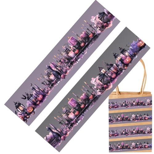 Yaztauho Scrapbook Klebeband Set,Bunte Dekorative Klebebänder Halloween Streifen - Festliches Bastelzubehör Für Tagebücher Geschenkverpackung Schule Dekoration Yaztauho Scrapbook Klebeband Set,Bunte Dekorative Klebebänder Halloween Streifen - Festliches Bastelzubehör Für Tagebücher Geschenkverpackung Schule Dekoration von Yaztauho