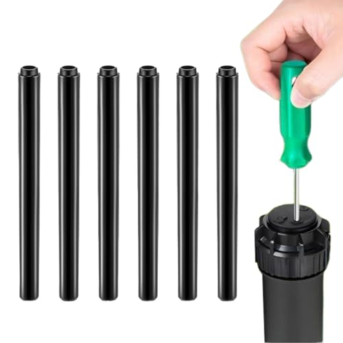 Yaztauho Sprinkler Verlängerungsstütze,7 Stück Sprinklerverlängerung inklusive Schraubendreher - Gartenbewässerungswerkzeug Für Hausgarten Rasen Hof Einfahrt Terrasse Gartenbeet Bewässerung von Yaztauho
