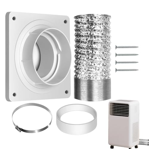 Yaztauho Tragbares Klimagerät Fenster Kit | Fensterabdichtungsset für Klimaanlagen,Einstellbares Adapterpanel für die Kühlung und Belüftung im Sommer für Haus Wohnheim Zimmer Wohnung Badezimmer Garage von Yaztauho