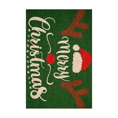 Yaztauho Weihnachts Türvorleger Outdoor | rutschfeste Fröhliche Weihnachten Deko Fußmatte - Wohndekor Für Wohnheim Garten Schlafzimmer Schule Büro Wohnung Geburtstag,Büro Garten Deko Yaztauho Weihnachts Türvorleger Outdoor | rutschfeste Fröhliche Weihnachten Deko Fußmatte - Wohndekor Für Wohnheim Garten Schlafzimmer Schule Büro Wohnung Geburtstag,Büro Garten Deko von Yaztauho