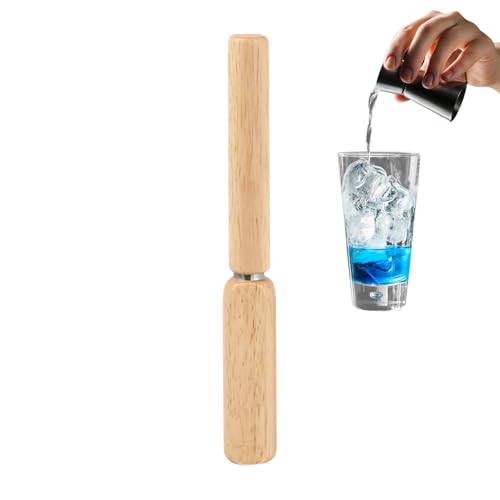 Yaztauho pickel Mit Abdeckung - Holz Griff Edelstahl Hobel | pickel Mit Sicherheitsabdeckung Für Barkeeper Bar Kühlschrank Küche Cocktail von Yaztauho