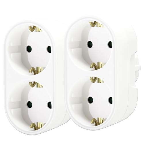 2-in-1丨16A 250V丨2 Stück – Weiß丨Für Küche Büro Hause Reisen 2-in-1丨16A 250V丨2 Stück – Weiß丨Für Küche Büro Hause Reisen von Ycaaeo