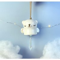 Hunde-Denkmal Sun Catcher Keramik Regenbogen Maker Haustier-Verlust-Geschenk Mit Golddetails Handgemachte Hundetribut-Verzierung von Ycceramic