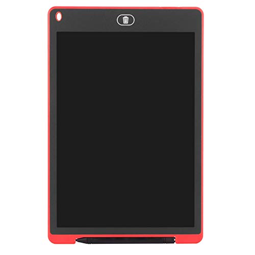 12-Zoll-Zeichenbrett LCD-Schreibtablett Handschriftblock für, Zeichen- und Schreibgeschenk, Rotes Handschrifttablett für (Rot) von Yctze
