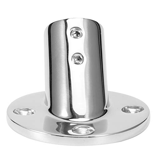 45-Grad-Rundrohr-Basis-Handlauf-Geländer-Beschlag 316 Edelstahl-Marine-Boots-Hardware (22mm/0.9in) von Yctze