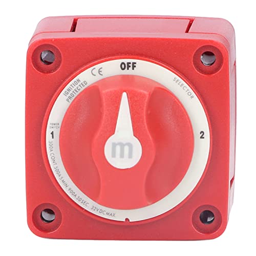 Batterieschalter 3 Positionen - Batterieschalter 300A Batterie-Kill-Schalter 3 Position Dual Circuit Power Disconnect Cut Off Isolator Zubehör Für Marine Boat Car Truck Trailer Rv Batterieschalter 3 Positionen - Batterieschalter 300A Batterie-Kill-Schalter 3 Position Dual Circuit Power Disconnect Cut Off Isolator Zubehör Für Marine Boat Car Truck Trailer Rv von Yctze