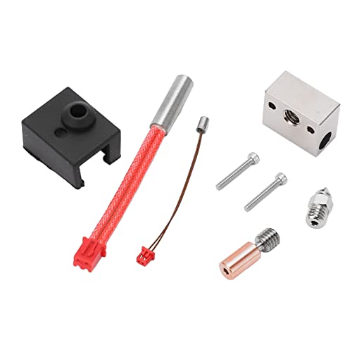 Heizblock-Kit Ender 3 S1 Pro Termistor Tioy 3D-Drucker Hotend Kitetal Heizblock Halsrohr Heizdüse Extruderteile für Ender 3 S1 24V 40W 300℃ 3D-Druckerdüse von Yctze
