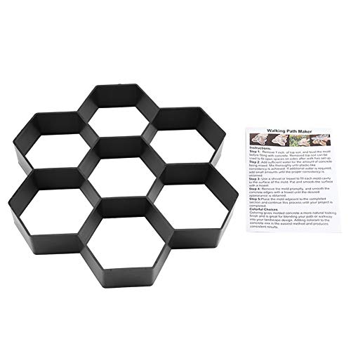 Hexagon Zementform, DIY Gartenweg Maker Form Beton Trittstein Zement Pflasterform Ziegel f¨¹r Hausgarten von Yctze