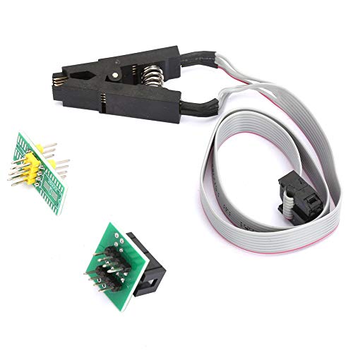 Yctze Test Clip für Flash-Programmierer, SOIC8 SOP8 Flash-Chip IC Testclip Programmiersockel-Adapterkabel von Yctze