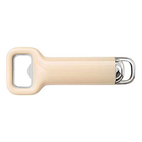 Robuster Flacher Flaschenöffner aus Edelstahl für die Küche, Bar, Restaurant – Stilvoller und Tragbarer Flaschenöffner mit Praktischem Design (Beige) von Yctze