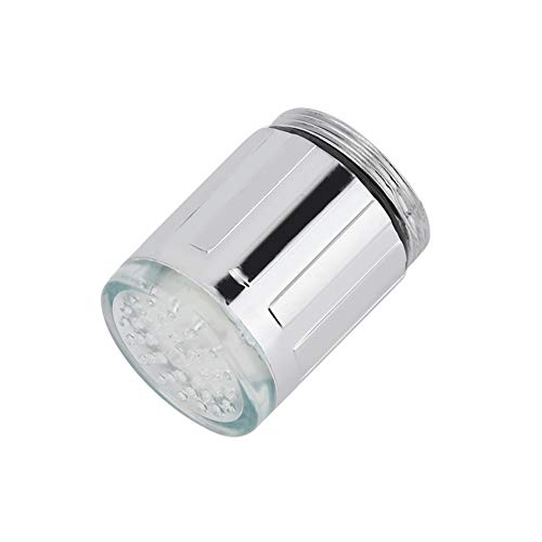 Temperatursensorsteuerung Wasserhahn RGB 3 Farben ändern LED-Licht Wasserhahn Wasserhahn Badezimmer Waschbecken Empfindlicher LED-Wasserhahn Der Empfindliche LED-Wasserhahn von Yctze