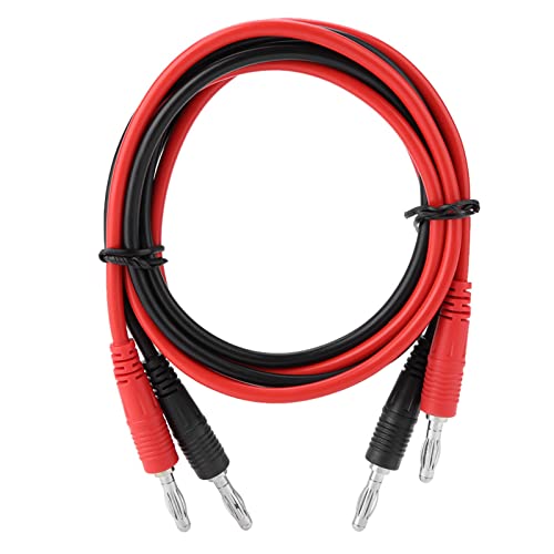 Test Kabel, Yctze 2 Stück 4mm Bananen Stecker zu Bananen Stecker Test Kabel Multimeter Test Kabel Physik Hoch Austauschbare Stecker von Yctze