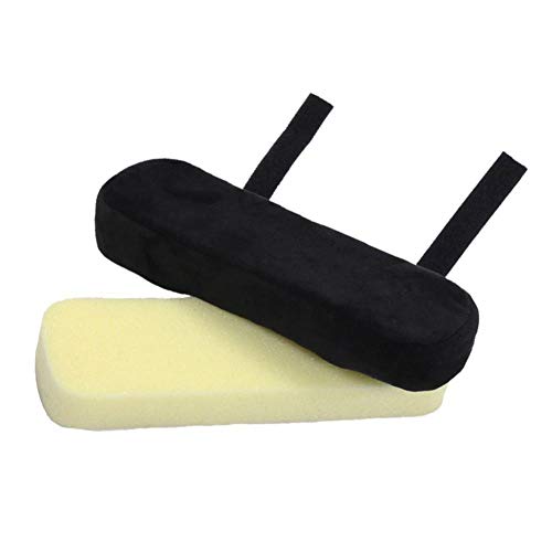 Yctze 1 Pair Memory Foam Ergonomische Armlehnenpolster für Bürostühle - Weiche Ellbogen -Stützkissen mit Waschbarer Abdeckung von Yctze