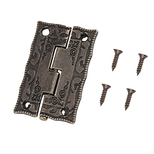 Yctze 10pcs Antike Bronzescharniere für Schränke und Schmuckschachtel - 0 ° -270 ° Winkel für Müheloses Öffnen und Schließen von Yctze