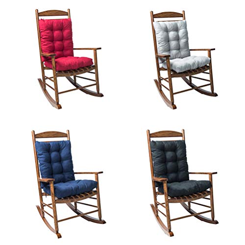 Yctze 2 PCs Dickes Outdoor -Kissen für Gartenbank, Schaukelstuhl und Sofa - Bequem und Rückenpolster mit (Rotwein) von Yctze