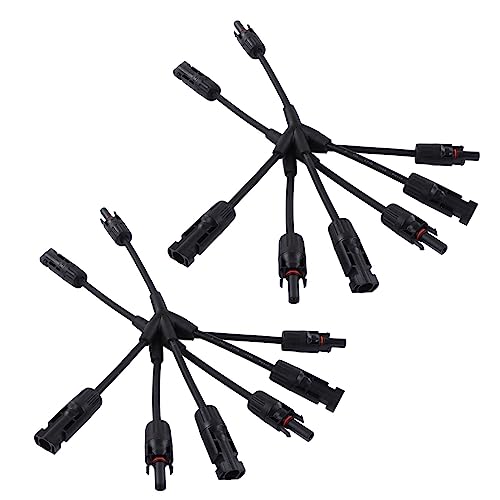 Yctze 2 Sets Solarpanel y Zweig Parallel Kabel PV -Anschluss Männlich Frauen IP67 1000VDC mit Einfacher Installation (PV-lty3) von Yctze