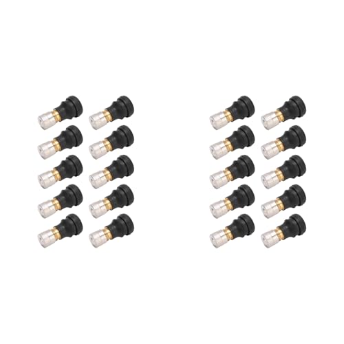 Yctze 20pcs Electric Scooter Tubeless Reifenvakuumventil 2 cm Lang für M365 Pro Weniger 9 Mm Durchmesser von Yctze