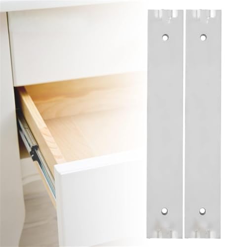 Yctze 2PCS Aluminiumlegierung Glatte Schubladensiegel für Schrank und Möbel - Einfache Installation für den Bequemen Gebrauch (100 mm lang) von Yctze
