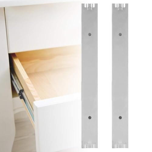 Yctze 2PCS Aluminiumlegierung Glatte Schubladensiegel für Schrank und Möbel - Einfache Installation für den Bequemen Gebrauch (140 mm lang) von Yctze